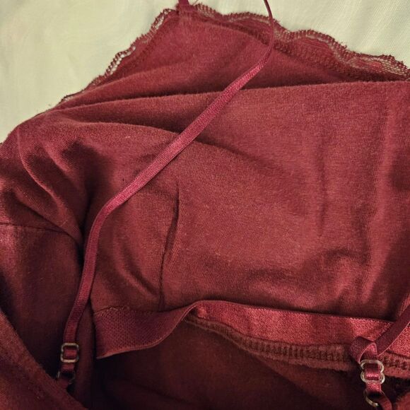 Eyeshadow Women’s Lace Cami Shelf Bra Juniors XL Y2k Camisole - Picture 5 of 7